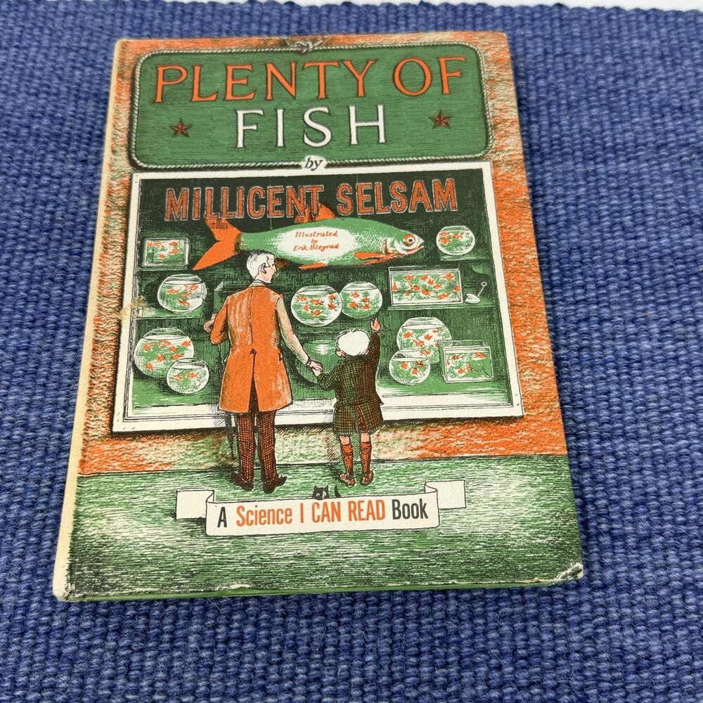 Plenty of Fish by Millicent Selsam 1960 1st Edition HC A Science I Can Read Book